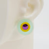 Asymmetrical Concentric Circle #A011 Earrings