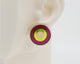 Asymmetrical Concentric Circle #A012 Earrings