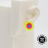 Asymmetrical Concentric Circle #A013 Earrings