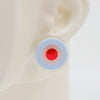 Asymmetrical Concentric Circle #A013 Earrings