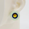 Asymmetrical Concentric Circle #A014 Earrings