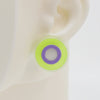 Asymmetrical Concentric Circle #A015 Earrings
