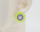 Asymmetrical Concentric Circle #A015 Earrings