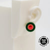 Asymmetrical Concentric Circle #A016 Earrings