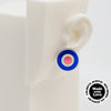 Asymmetrical Concentric Circle #A016 Earrings