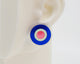 Asymmetrical Concentric Circle #A016 Earrings