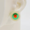 Asymmetrical Concentric Circle #A017 Earrings