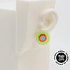 Asymmetrical Concentric Circle #A017 Earrings