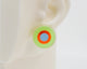 Asymmetrical Concentric Circle #A017 Earrings