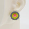 Asymmetrical Concentric Circle #A018 Earrings
