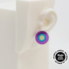 Asymmetrical Concentric Circle #A019 Earrings