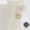 Asymmetrical Concentric Circle #A020 Earrings