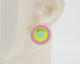 Asymmetrical Concentric Circle #A020 Earrings