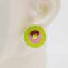 Asymmetrical Concentric Circle #A021 Earrings