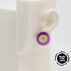 Asymmetrical Concentric Circle #A022 Earrings