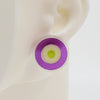 Asymmetrical Concentric Circle #A022 Earrings
