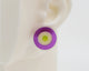 Asymmetrical Concentric Circle #A022 Earrings