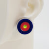 Asymmetrical Concentric Circle #A023 Earrings