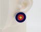 Asymmetrical Concentric Circle #A023 Earrings