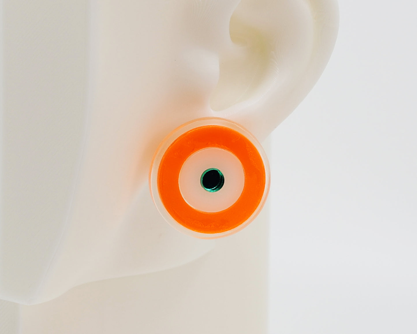 Asymmetrical Concentric Circle #A024 Earrings