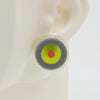 Asymmetrical Concentric Circle #A024 Earrings