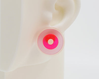 Asymmetrical Concentric Circle #A025 Earrings