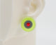 Asymmetrical Concentric Circle #A026 Earrings