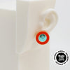 Asymmetrical Concentric Circle #A027 Earrings