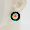 Asymmetrical Concentric Circle #A029 Earrings