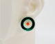 Asymmetrical Concentric Circle #A029 Earrings