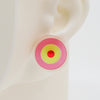 Asymmetrical Concentric Circle #A029 Earrings