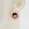 Asymmetrical Concentric Circle #A030 Earrings
