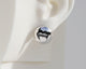 Mismatched "Lips" & "Tongue" Sterling Silver Dome Earrings #AD005
