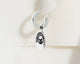 Sterling Silver 2 Hoops & 1 Puppa ThePug Charm Earrings #AL003