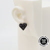 Embroidery Heart #A008 Earrings