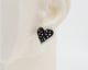 Embroidery Heart #A008 Earrings