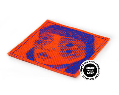 IRON-ON Embroidery Patches SQ #001 DuoTone