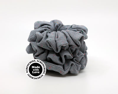 Scrunchie Grey Speckled