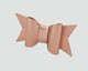 Mini Italian Leather Hair Bow #003