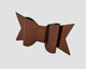 Mini Italian Leather Hair Bow #009