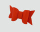 Mini Italian Leather Hair Bow #010