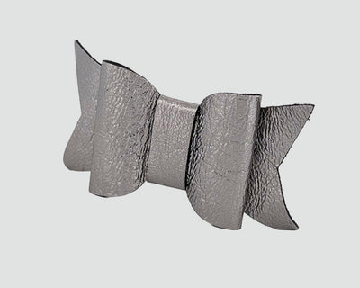 Mini Italian Leather Hair Bow #031