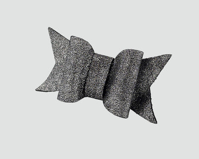 Mini Italian Leather Hair Bow #040