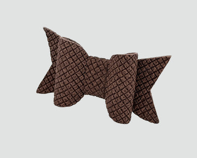 Mini Italian Leather Hair Bow #061
