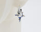 Sterling Silver 2 Hoops, 1 Star Charm Earrings #AS003