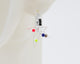Sterling Silver 2 Hoops, 1 Star Charm Earrings #AS004
