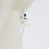 Sterling Silver 2 Hoops, 1 Star Charm Earrings #AS006