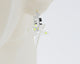 Sterling Silver 2 Hoops, 1 Star Charm Earrings #AS006