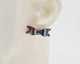 Italian Leather Bow #A001 Earrings