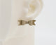 Italian Leather Bow #A003 Earrings